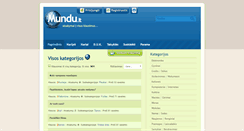 Desktop Screenshot of mundu.lt